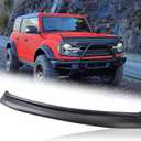 Hood Deflector Hood Protector Compatible with Ford Bronco 2/4 2026 2025 2024 2023 2022 2021 Matte Black Hood Protector Bug Deflector Stone Guard(Not for Bronco Sports)