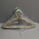 Plastic Clothes Hangers  Heavy Duty Hanger Set, for Organizing Clothes, Dresses, and Coat, Holds Up to 5 lbs, Space-Saving Hangers with Non-Slip Shoulder Grooves, Pack of 10, Orange