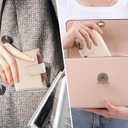 Airkit Small Wallet Women RFID Blocking Soft Leather Bifold Compact Card Holder Wallet for Women with Zipper Coin Pocket 4 ID Window