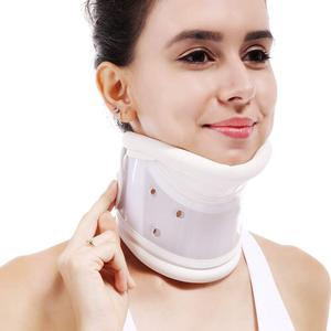 TANDCF Cervical Neck Brace Collar with Chin Support for Stiff Relief Cervical Collar Correct Neck Support Pain Bone Care Health(Size L) (Large (Pack of 1))