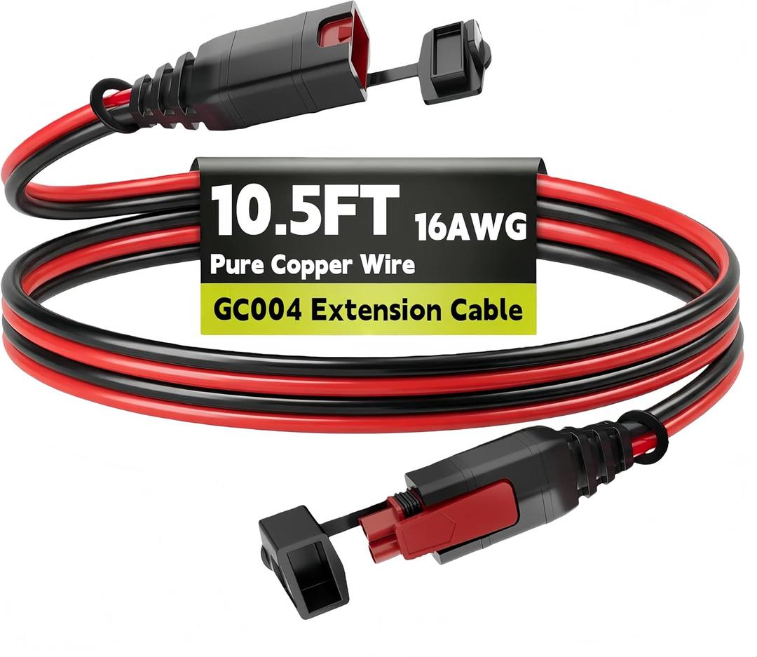 10.5Ft GC004 X-Connect fit for NOCO Battery Charger Accessories,Extension Cable Accessory for Genius Smart Battery Chargers Cable, Compatible with GENIUS1, GENIUS2,G750, G1100, G3500