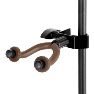 ROWELL Violin Hanger Violin & Viola Holder for Microphone or Sheet Music Stand and Desktop Viola Hanger No Need to Punch Holes Dual-Use Violins Mic Stand for Stage Shows,Home Studio Practices