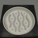 Ceramic Slow Feeder Dog Bowls for Medium and Large Dogs, 2.0 Cups Dog Slow Feeder for Fast Eater, 30oz, 8in, White