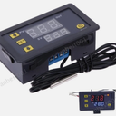 W3230 Digital Temperature Controller with NTC Temperature Probe Waterproof,LED Heating Cooling Thermostat Instrument Regulator Control Thermostat Range from -50℃ to 120℃ (220V 20A)