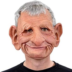 Realistic Old Man Mask Halloween Scary Latex Old Man Grandpa Mask Halloween Wrinkle Face Masks