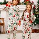 VNVNE Matching Christmas Onesie Pajamas Set for Family/Couples/Women/Men, One Piece Xmas Pjs Hooded Zipper Printed Sleepwear (Medium, Green)