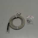 CB Coax Cable 12FT, RG8X FME Female to UHF PL-259 Male with FME Male to PL-259 Adapter, Low Loss RF Coaxial Cable for Antenna, CB Radio, Ham Radio, Marine, Mobile, and GPS Systems