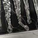 DN DECONATION Crystal Icicle Ornaments, Christmas Glass Raindrop Ornament, Decorative Hanging Icecycles Decor for Christmas Tree, Winter Wedding Party & Home Decor (6-Pack, Clear)