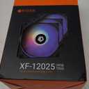 ID-COOLING XF-12025-ARGB-TRIO 120mm Case Fan ARGB 3 Pack RGB Fans 5V 3-PIN Connector MB Sync Internal Fans Cable Management Silent Fan PWM Fan for CPU Cooler/Radiator/PC Chassis