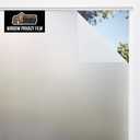 Gorilla Guard Window Privacy Film, Two Way Sun Blocking, 35.4x78.7 Frosted