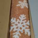 Duraaamo 2 Pcs Winter Door Mat Snowflake Outdoor Welcome Mats for Front Door Snow Non Slip Coir Floor Doormat Black White Plaid Buffalo Rug for Outside Front Porch Entryway Decor (Snowflake)