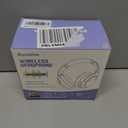 RUNOLIM Hybrid Active Noise Cancelling Headphones, 70H Playtime, Built-in Microphone, Bluetooth Wireless Over Ear Foldable Headphones with HiFi Audio, Home Travel Office (Silver)