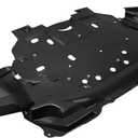 HECASA Engine Splash Shield Compatible with 2015-2020 Honda Fit LX Sport EX EX-L Replacement for HO1228147 HO1228148 74110T5RA00 74110T5RA10 Plastic Black