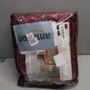 NICEEC Spandex Chair Covers for Dining Chairs Covers Set of 6 Removable Dining Room Chair Covers with Skirt Parson Chair Slipcovers Washable Chair Protector for Kitchen Wedding Party(Wine Red)