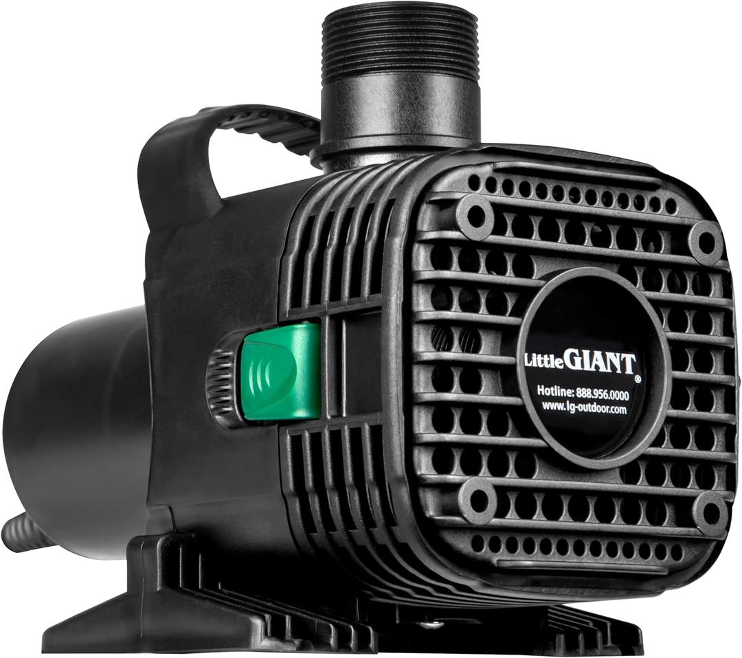 Little Giant F30-4000 115V, 4060 GPH Pond Pump, 20' Cord