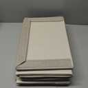 StorageWorks Extra Large Storage Bins with Lids, 55L Decorative Organizer with Divider Board, Fabric Boxes with Handles, Mixing of Brown & Beige, 2-Pack (Jumbo)