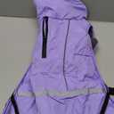 Spark Paws Dog Raincoat, Waterproof Windproof Rain Jacket, for Small Medium Large Extra Large Dogs, Reflective Breathable Full-Body Coverage Dry Suit - Purple - XL (XL: 25-40lbs)