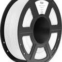 ELEGOO PLA+ Filament 1.75mm White 1KG, High Toughness PLA Plus 3D Printer Filament Dimensional Accuracy +/- 0.02mm, 1kg Spool(2.2lbs) Fits for Most FDM 3D Printers