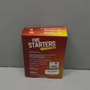 Fire Starter Squares, 160 pcs - Charcoal Fire Starters for Campfires, Grill, Outdoor Pit, Fireplace, Wood Stove, BBQ - Firestarter Sticks, Water Resistant & Odorless - Camping Accessories Essentials