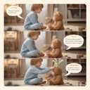 AI Talking Teddy Bear for Kids, Screen-Free Interactive Plush Companion, Gentle Conversation for Bedtime, Play & Emotional Comfort, Soft Gift for Boys & Girls Ages 39