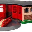 BRIO World - 33736 Grand Roundhouse - Ultimate Train Set Accessory - Accommodates 5 Trains - Rotating Switch Turntable - Compatible with All BRIO Railway Toys - Perfect for Kids Ages 3+, One Size