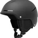 Ski Helmet for Women Men, Safety Certified Snowboard Helmet with Shockproof ABS Hard Shell for Adults & Youth (Large, Black)
