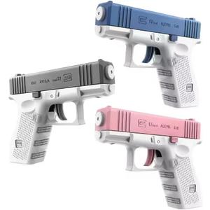 Pack of 3 Water Squirt Gun (Blue, Pink, and Gray Colors (Multi))