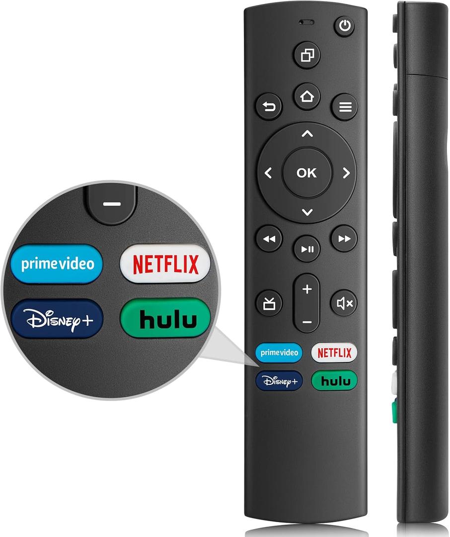 Replacement for Insignia/Toshiba-Fire-TV-Remote-Control, Compatible with AMZ Omni Fire Smart TV AMZ 4-Series Fire Smart TVs