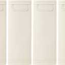 KINIVA Leather Luggage Handle Wrap 4 Pack Set,Luggage Identifiers Tags Markers for Luggage Suitcase,Travel Accessories(white-4pcs)