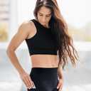 Yogipace Petite/Regular/Tall Women's Bootcut Yoga Pants with Side Pockets, Flare Leggings for Travel, Lounge & Everyday Wear, L (Black)