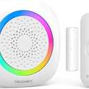 TECKNET Door Chimes When Door Opens, Wireless Door Sensor Chime Alarm with 1000Ft Range, 61 Songs, 5 Volume Levels, RGB Light, Door Chime for Business/Store/Home/Office When Entering