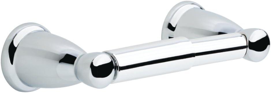 Franklin Brass Kinla (1-Pack) Toilet Paper Holder Polished ChromeTissue Roll Holder for Bathroom Organization and Storage Spring-Loaded Toilet Tissue Holder Wall Bathroom Accessories KIN50-PC1