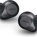 Jabra Elite 85t True Wireless Bluetooth Earbuds, Grey – Advanced Noise-Cancelling Earbuds for Calls & Music with Charging Case and 2 Wireless Charging Pads
