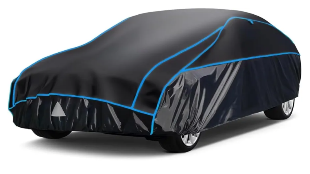 Hail Protector Car Cover, Outdoor Anti Hail Car Covers Thick Multi-Layered EVA, Hail Proof Car Cover Waterproof All Weather, Hail Protection Padded Fit Sedan/Coupe, 6