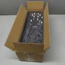 SPACELEAD Slim Storage Cart 4 Tier,Bathroom Organizer Rolling Utility,Mobile Shelving Unit Slide Out for Office, Kitchen, Laundry Room & Narrow Places, Black