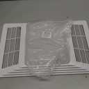 S97013662 Bathroom Fan Cover Grille and Lens Assembly Kit for Broan Nutone Exhaust Fan Cover 655, 656, 657, 659, 695, 696, HFL695 Bathroom Fan Cover, Replaces 97013662