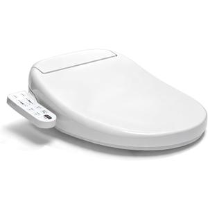 ZMJH Round Smart Toilet Seat with Bidet, Heated Seat, Warm Water Wash
