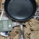 GreenPan GP5 Hard Anodized Healthy Ceramic Nonstick 10" Frying Pan Skillet, Heavy Gauge Scratch Resistant, Stay Flat Surface, Induction, Mirror Finish Handle,Oven Safe, PFAS-Free, Black