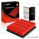 A-Premium Pre-oiled Engine Air Filter Compatible with Chevy, GMC & Cadillac Models - Silverado, Suburban, Tahoe, Cheyenne, Sierra, Yukon, Escalade, Avalanche, C3500HD