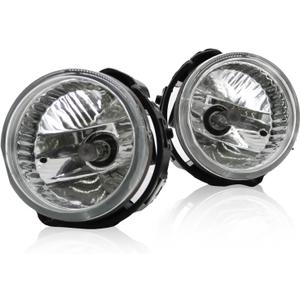 Pair Front Fog Lights Assembly Compatible with Impreza WRX STI 2008-2010 Forester 2009-2013 Clear Lens Fog Lamps Driver and Passenger Side 84501SC030 84501SC020