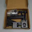 Amazon Basics Full Motion Articulating TV Wall Mount with Tilt Swivel, Extends 16 inches, VESA 200x200, for 12" to 40" TVs, 40 lbs, Black