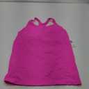 ATTRACO Ribbed Workout Tank Tops for Women with Built in Bra Tight Racerback Scoop Neck Athletic Top (X-Large, Hot Pink)