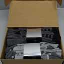 JOYNÉE 8 Pairs Mens Crew Athletic Work Long Socks Calf Cushioned Socks for Sports Running Workout Gym, 10-13