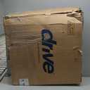 Drive Medical Silver Sport 1 Folding Transport Wheelchair - Lightweight Mobility Support - Full Armrests - Removable Swing-Away Footrests - Durable Steel Construction - Compact Folding Frame - Black