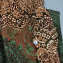 Boho Pants 2-Pocket Flowy Harem Pants Women for Yoga Travel Hippie Clothes L