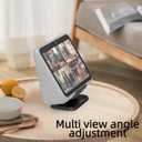 Charging Dock/Base for Meta Portal Go-Rotatable to Adjust The Angle Charging Stand for Facebook Portal Go Smart Video Calling for Office, Home with 45W PD Charging Adapter(Black)