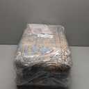 6x9 Area Rugs for Living Room, Bedroom - Machine Washable, Non-Slip Bedside Rug, Large Soft Floor Carpet for Office, Dining Room, Farmhouse and Home Decor, Rustic Vibes/Rust