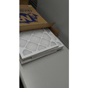 Nordic Pure 16x25x1 (Actual Size: 15 1/2 x 24 1/2 x 3/4) Poly Green MERV 6 AC Furnace Air Filters – Reduces Dust, Pollen, Pet Dander & Allergens – 4-Pack