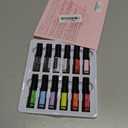 TWOEIGHT Gel Nail Polish Liner Nail Art 12 Colors 8ml UV Lamp Soak-off Polishes Pigmented White Red Pink Green Gold Glitter Built Thin Brush in Bottle Manicure DIY at Home Salon Quality Gift for Women