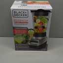 BLACK+DECKER PowerCrush Multi-Function Blender with 6-Cup Glass Jar, 4 Speed Settings, Silver